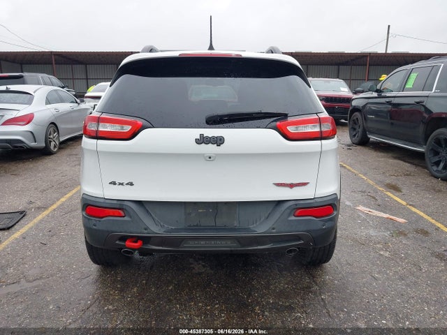 2018 Jeep Cherokee Trailhawk 4x4 მანქანა იყიდება აუქციონზე, vin: 1C4PJMBXXJD505387, აუქციონის ნომერი: 45387305