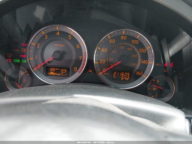 Aukcja sprzedaży 2006 Infiniti Fx35, vin: JNRAS08W36X211586, numer aukcji: 45387361