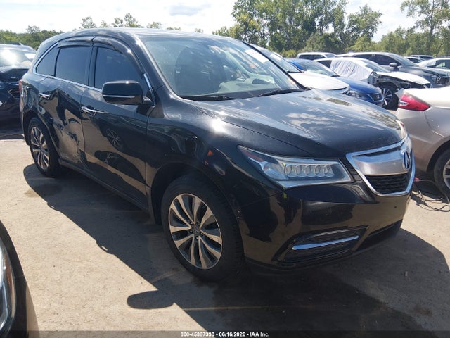 2014 Acura Mdx Technology Package მანქანა იყიდება აუქციონზე, vin: 5FRYD4H46EB045389, აუქციონის ნომერი: 45387390