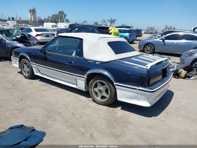 45387402 :رقم المزاد ، 1FABP45E5KF163880 vin ، 1989 Ford Mustang Gt/cobra Gt مزاد بيع