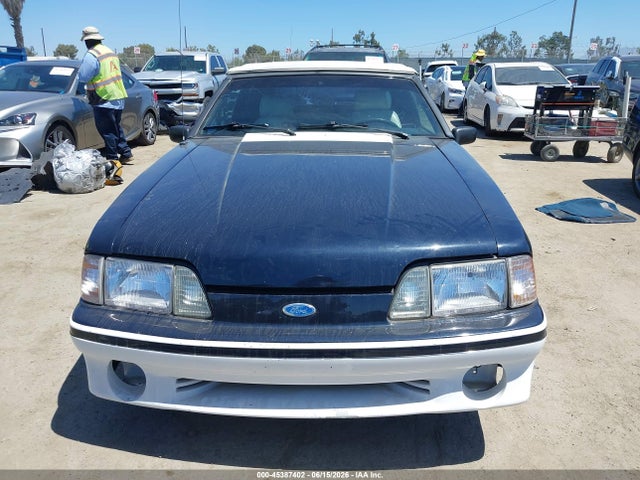 45387402 :رقم المزاد ، 1FABP45E5KF163880 vin ، 1989 Ford Mustang Gt/cobra Gt مزاد بيع
