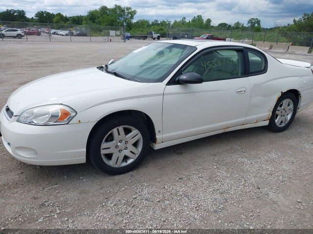 45387411 :رقم المزاد ، 2G1WK15K279401899 vin ، 2007 Chevrolet Monte Carlo Lt مزاد بيع