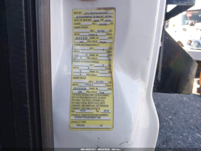 Ford F-750 Diesel 2017 1FDWF7DX5HDB07165 Image 9