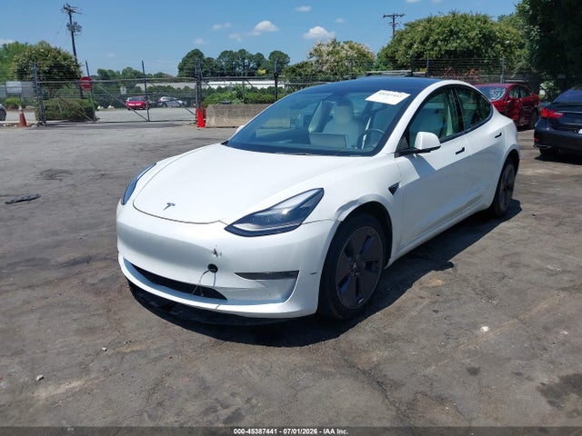 45387441 :رقم المزاد ، 5YJ3E1EB2NF124472 vin ، 2022 Tesla Model 3 Long Range Dual Motor All-wheel Drive مزاد بيع