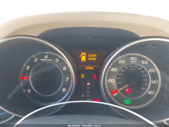 45387527 :رقم المزاد ، 2HNYD28869H507839 vin ، 2009 Acura Mdx Sport Package مزاد بيع