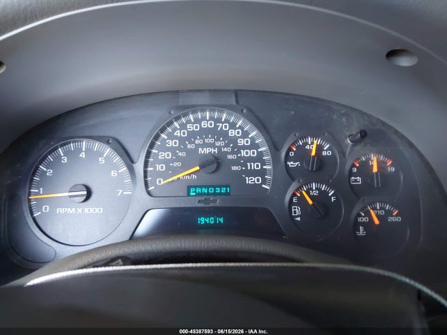 45387593 :رقم المزاد ، 1GNES16SX46154286 vin ، 2004 Chevrolet Trailblazer Ext Ls مزاد بيع