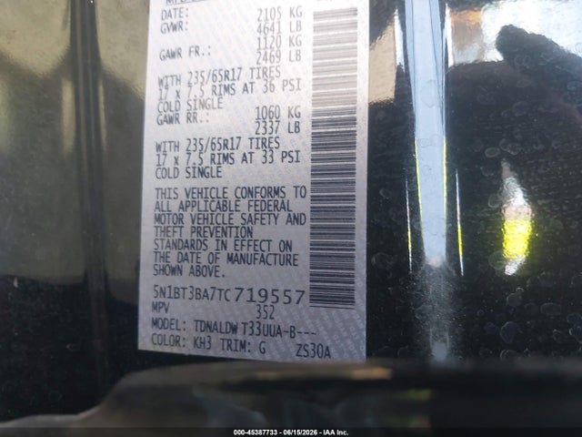 Nissan ROGUE SV 2026 5N1BT3BA7TC719557 Image 9