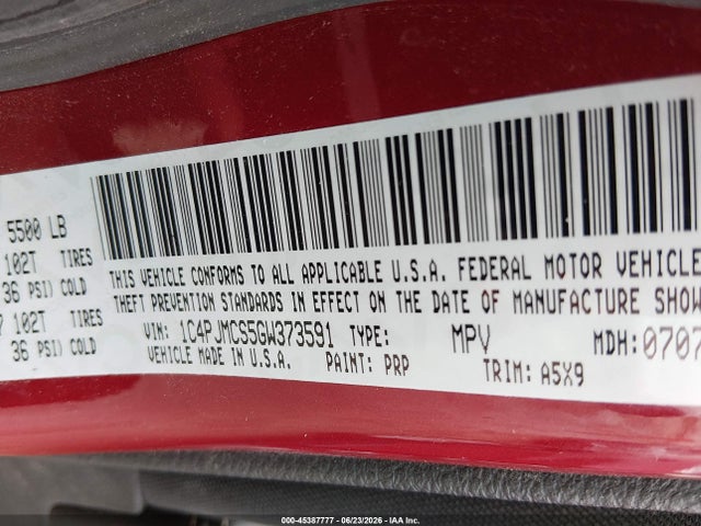 Jeep Cherokee Latitude 2016 1C4PJMCS5GW373591 Image 9