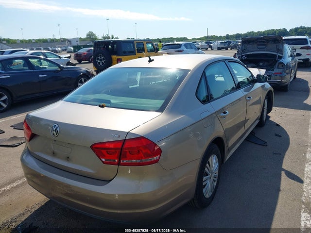 2015 Volkswagen Passat 1.8t S მანქანა იყიდება აუქციონზე, vin: 1VWAT7A3XFC007216, აუქციონის ნომერი: 45387925
