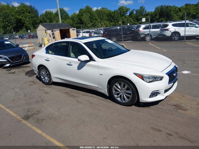 2016 Infiniti Q50 3.0t Premium მანქანა იყიდება აუქციონზე, vin: JN1EV7AR0GM341286, აუქციონის ნომერი: 45388372