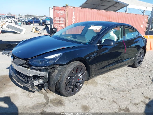 45388392 :رقم المزاد ، 5YJ3E1EC1PF669929 vin ، 2023 Tesla Model 3 Performance Dual Motor All-wheel Drive مزاد بيع