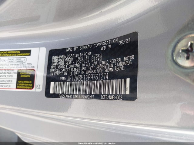 Toyota Gr86 Premium 2023 JF1ZNBE12P9761274 Image 9