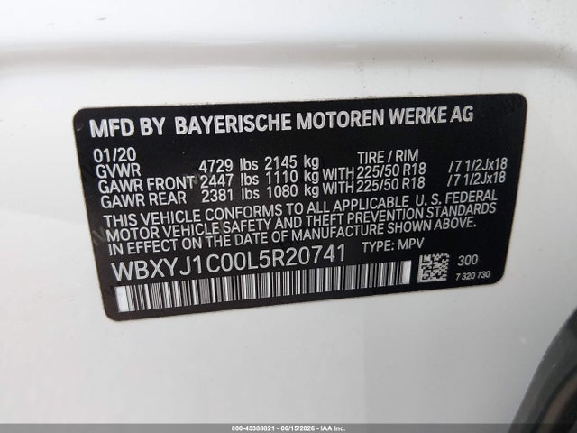 WBXYJ1C00L5R20741 BMW X2 Xdrive28i