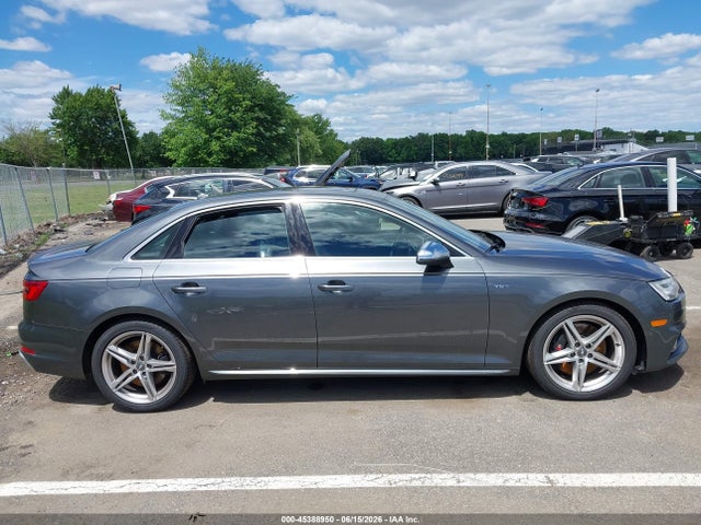 2018 Audi S4 3.0t Premium Plus მანქანა იყიდება აუქციონზე, vin: WAUC4BF42JA003837, აუქციონის ნომერი: 45388950