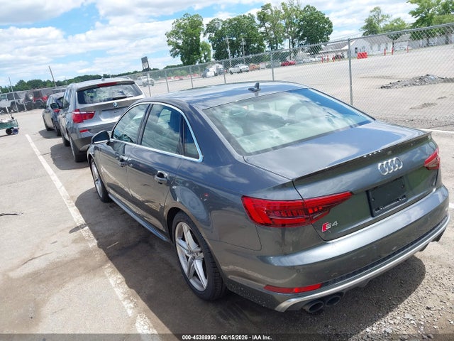 2018 Audi S4 3.0t Premium Plus მანქანა იყიდება აუქციონზე, vin: WAUC4BF42JA003837, აუქციონის ნომერი: 45388950