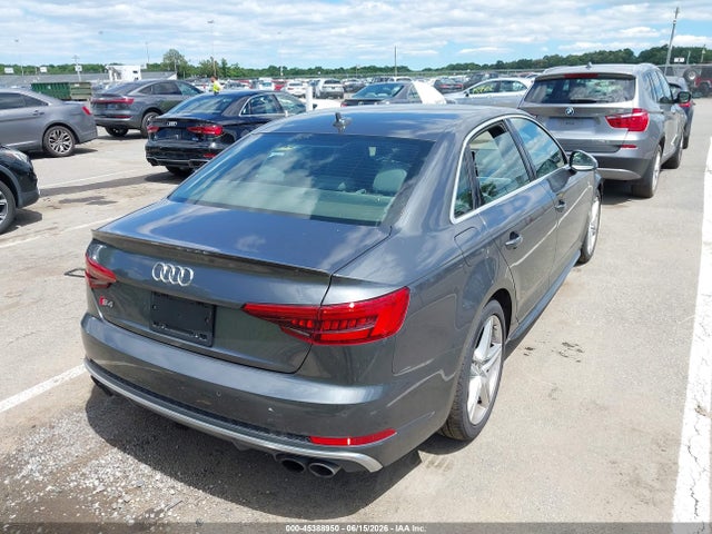 2018 Audi S4 3.0t Premium Plus მანქანა იყიდება აუქციონზე, vin: WAUC4BF42JA003837, აუქციონის ნომერი: 45388950