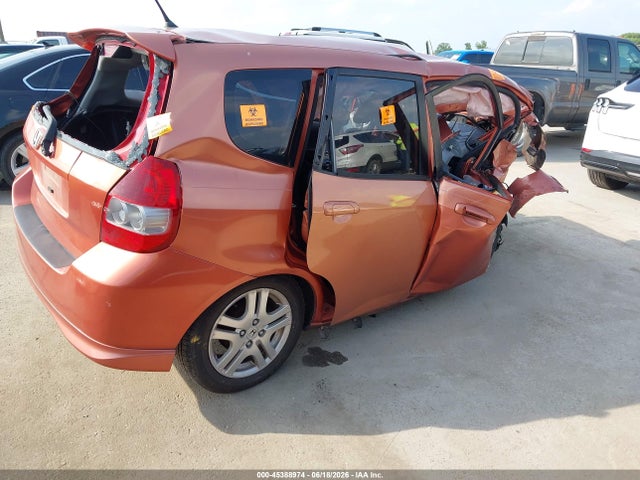 45388974 :رقم المزاد ، JHMGD38607S017892 vin ، 2007 Honda Fit Sport مزاد بيع