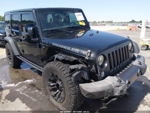 2016 Jeep Wrangler Unlimited Black Bear მანქანა იყიდება აუქციონზე, vin: 1C4BJWDG8GL109265, აუქციონის ნომერი: 45389067