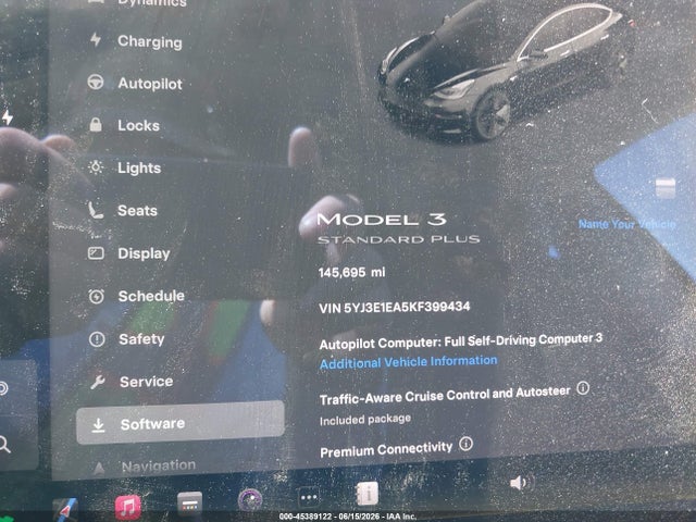 Tesla Model 3 Long Range/mid Range/standard Range/standard Range Plus 2019 5YJ3E1EA5KF399434 Image 7