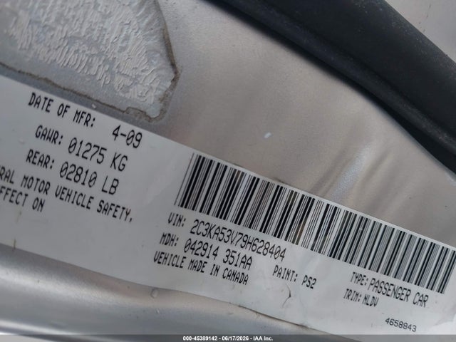 Продаж на аукціоні авто 2009 Chrysler 300 Touring/signature Series/executive Series, vin: 2C3KA53V79H628404, номер лоту: 45389142