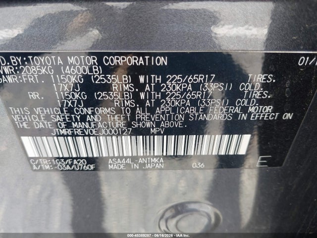 Toyota Rav4 Xle 2014 JTMRFREV0EJ000127 Image 9