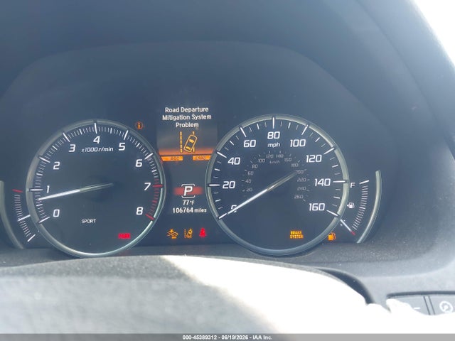 2018 Acura Tlx Tech Pkg მანქანა იყიდება აუქციონზე, vin: 19UUB3F58JA000244, აუქციონის ნომერი: 45389312