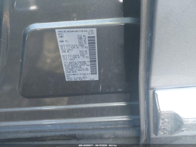 Aukcja sprzedaży 2015 Infiniti Qx60, vin: 5N1AL0MM3FC558033, numer aukcji: 45389371
