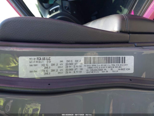 Dodge Durango Gt Awd 2020 1C4RDJDGXLC352630 Image 9