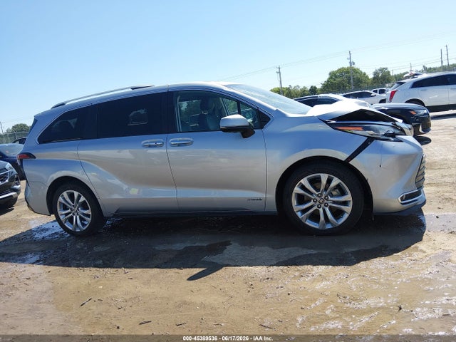 Aukcja sprzedaży 2021 Toyota Sienna Platinum, vin: 5TDERKEC5MS067657, numer aukcji: 45389536