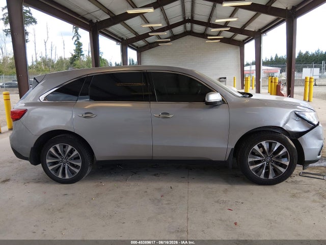 45389617 :رقم المزاد ، 5FRYD4H44GB050125 vin ، 2016 Acura Mdx Technology   Acurawatch Plus Packages/technology Package مزاد بيع