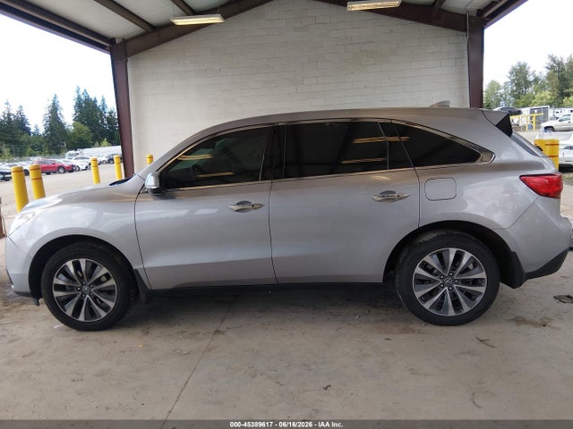 45389617 :رقم المزاد ، 5FRYD4H44GB050125 vin ، 2016 Acura Mdx Technology   Acurawatch Plus Packages/technology Package مزاد بيع