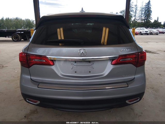 45389617 :رقم المزاد ، 5FRYD4H44GB050125 vin ، 2016 Acura Mdx Technology   Acurawatch Plus Packages/technology Package مزاد بيع