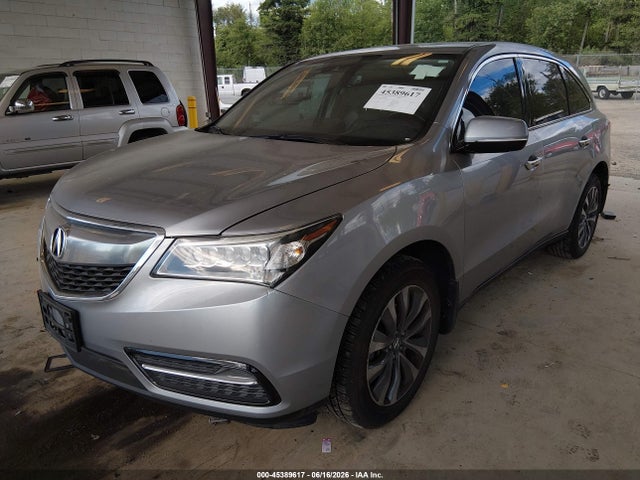 45389617 :رقم المزاد ، 5FRYD4H44GB050125 vin ، 2016 Acura Mdx Technology   Acurawatch Plus Packages/technology Package مزاد بيع