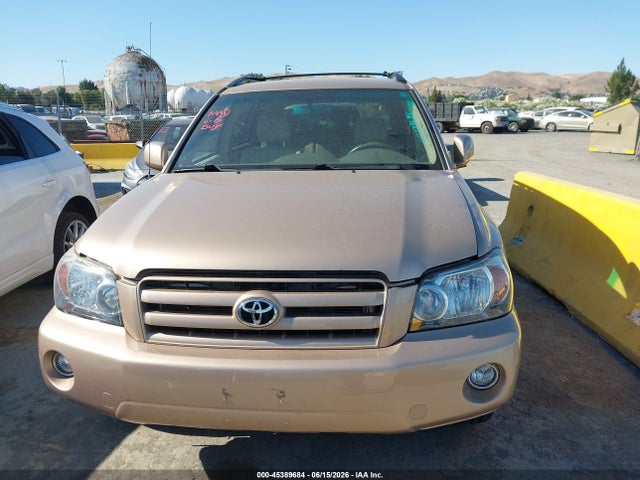 2007 Toyota Highlander მანქანა იყიდება აუქციონზე, vin: JTEGD21A370160661, აუქციონის ნომერი: 45389684
