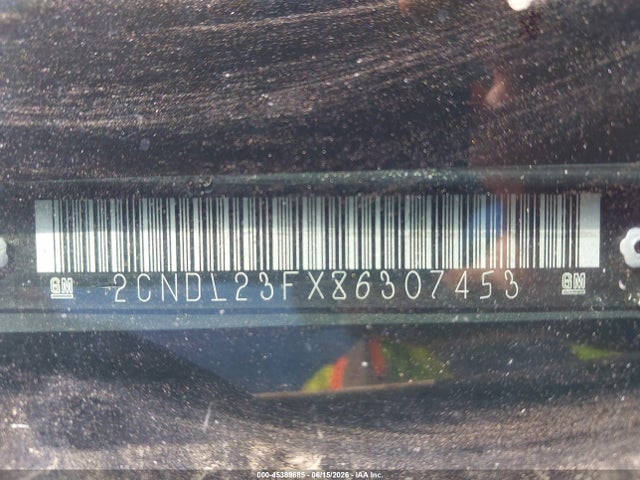2008 Chevrolet Equinox Ls მანქანა იყიდება აუქციონზე, vin: 2CNDL23FX86307453, აუქციონის ნომერი: 45389685
