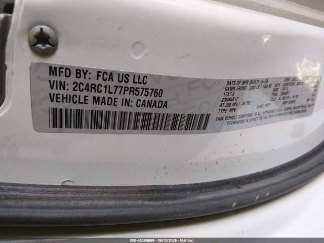 Chrysler Pacifica Hybrid Touring L 2023 2C4RC1L77PR575760 Image 9