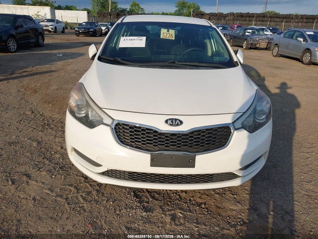 2016 Kia Forte Lx მანქანა იყიდება აუქციონზე, vin: KNAFX4A61G5584175, აუქციონის ნომერი: 45389750