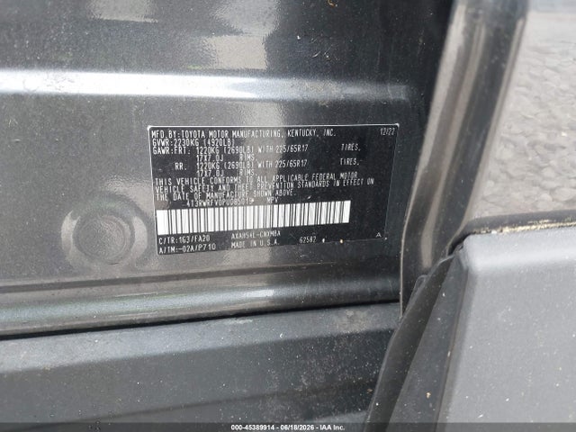 Продажа на аукционе авто 2023 Toyota Rav4 Hybrid Xle, vin: 4T3RWRFV0PU085019, номер лота: 45389914