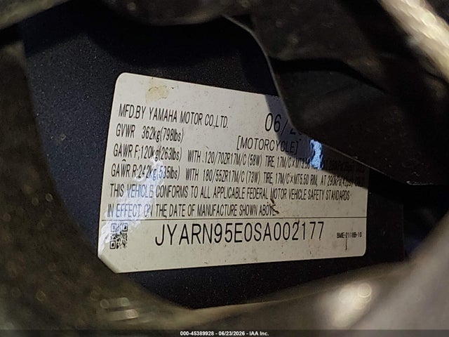 Yamaha Mt09 Sp 2025 JYARN95E0SA002177 Image 10