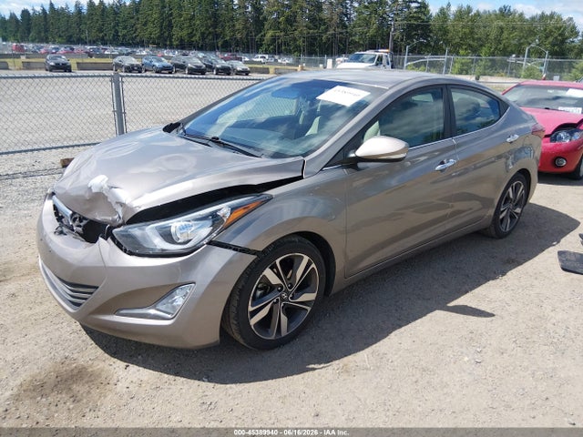 Hyundai Elantra Limited 2014 5NPDH4AE0EH488856 Image 2