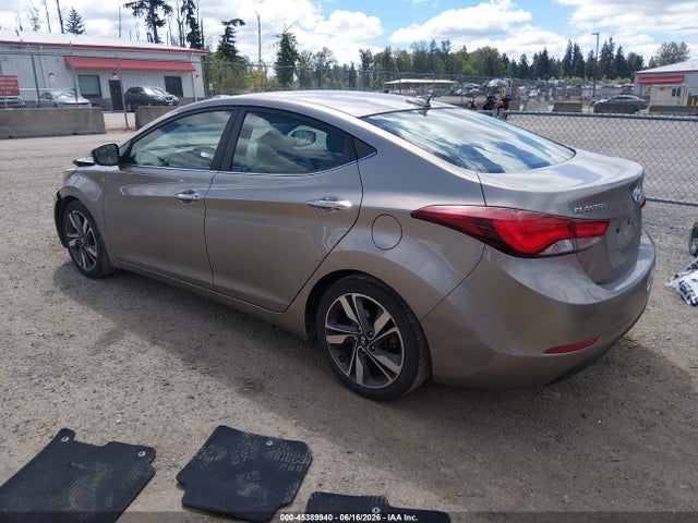 Hyundai Elantra Limited 2014 5NPDH4AE0EH488856 Image 3
