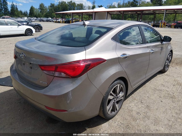 Hyundai Elantra Limited 2014 5NPDH4AE0EH488856 Image 4