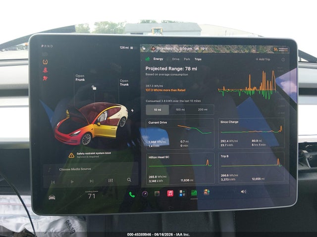 Продаж на аукціоні авто 2022 Tesla Model 3 Long Range Dual Motor All-wheel Drive, vin: 5YJ3E1EB0NF155350, номер лоту: 45389946