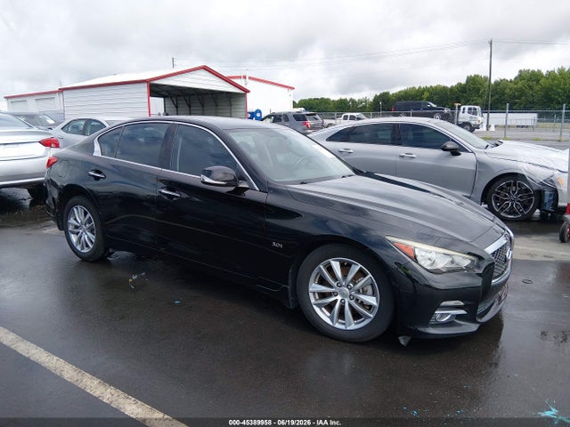 2016 Infiniti Q50 3.0t Premium მანქანა იყიდება აუქციონზე, vin: JN1EV7ARXGM345846, აუქციონის ნომერი: 45389958