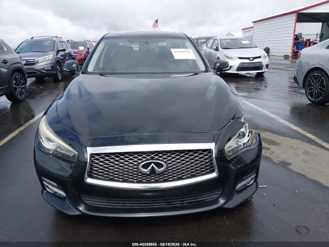 2016 Infiniti Q50 3.0t Premium მანქანა იყიდება აუქციონზე, vin: JN1EV7ARXGM345846, აუქციონის ნომერი: 45389958