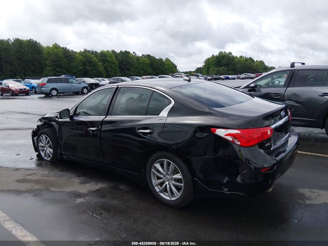2016 Infiniti Q50 3.0t Premium მანქანა იყიდება აუქციონზე, vin: JN1EV7ARXGM345846, აუქციონის ნომერი: 45389958