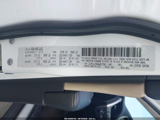 Jeep Cherokee Latitude 2016 1C4PJLCS0GW217341 Image 9