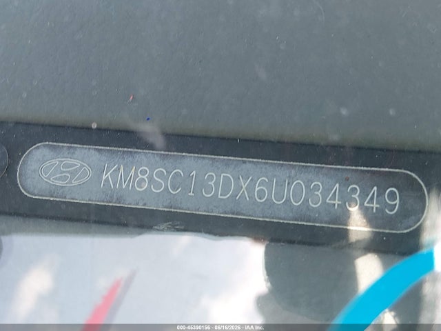 Продаж на аукціоні авто 2006 Hyundai Santa Fe Gls, vin: KM8SC13DX6U034349, номер лоту: 45390156