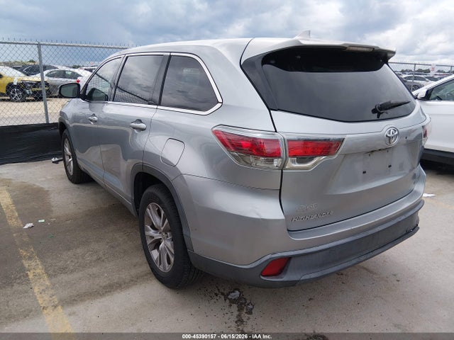 Aukcja sprzedaży 2015 Toyota Highlander Le Plus V6, vin: 5TDZKRFH1FS081616, numer aukcji: 45390157