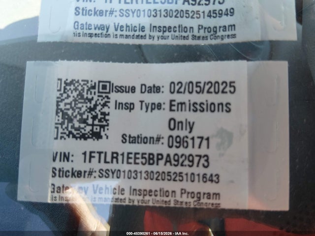 Aukcja sprzedaży 2011 Ford Ranger Xlt, vin: 1FTLR1EE5BPA92973, numer aukcji: 45390261